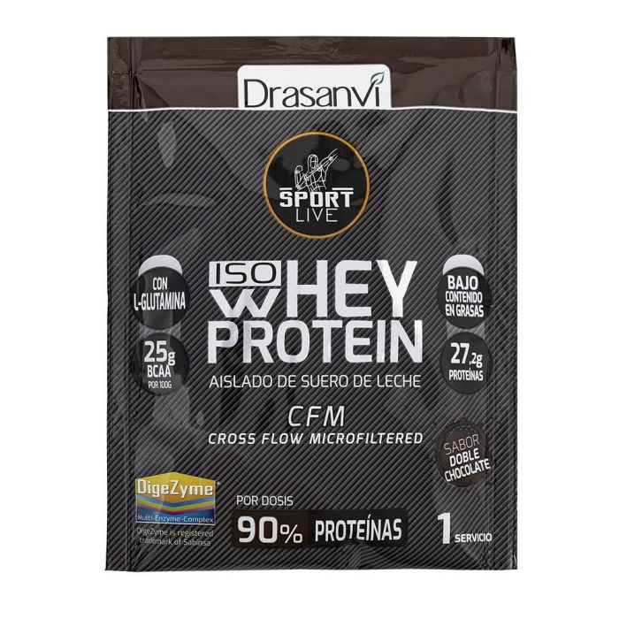 Whey Protein Aislado Doble Chocolate Monodosis Whey Protein Aislado Doble Chocolate Monodosis