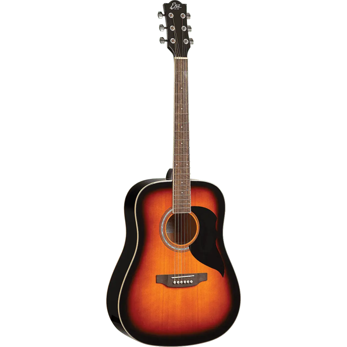 EKO Ranger VI Guitarra Acústica Dreadnought Brown Sunburst Cuerpo de Abeto y Tilo Mástil de Abedul 1