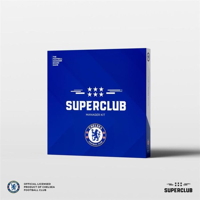 Chelsea Superclub Chelsea Manager Kit: Juego de Mesa con Carpeta, Libreta y Plataforma del Club