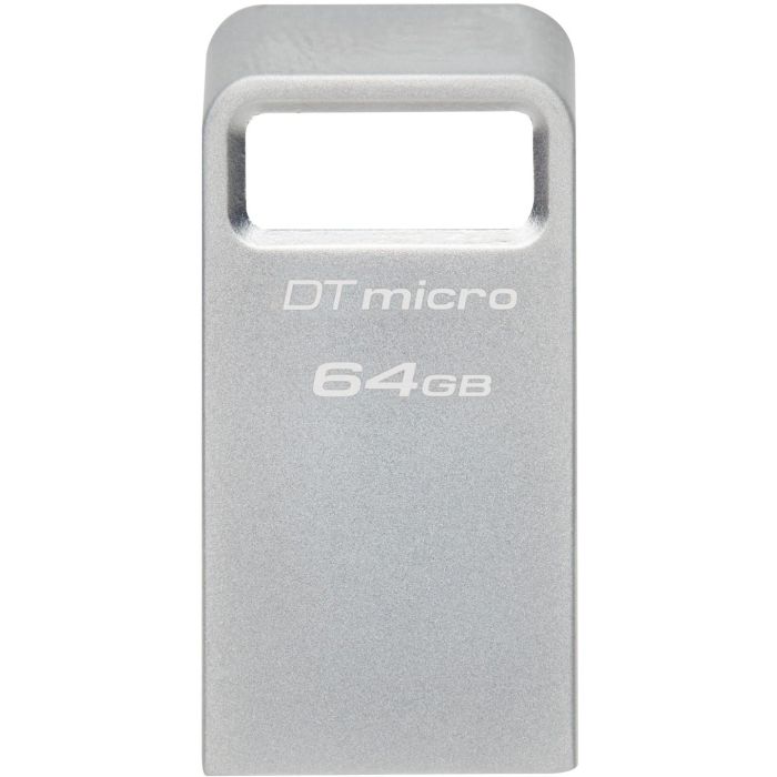 Kingston DataTraveler Micro 64GB USB 3.2 Gen 1 de Metal, Pendrive Ultra-pequeño con 200MB/s de Lectura y Diseño Plug-and-Stay 0 Kingston DataTraveler Micro 64GB USB 3.2 Gen 1 de Metal, Pendrive Ultra-pequeño con 200MB/s de Lectura y Diseño Plug-and-Stay 0
