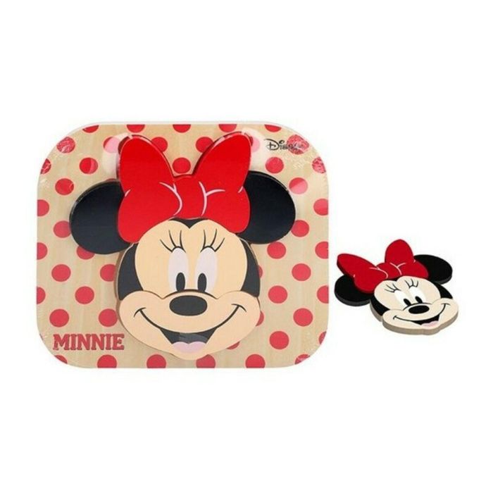 Puzzle Infantil de Madera Minnie Disney 6 pcs (22 x 20 cm)