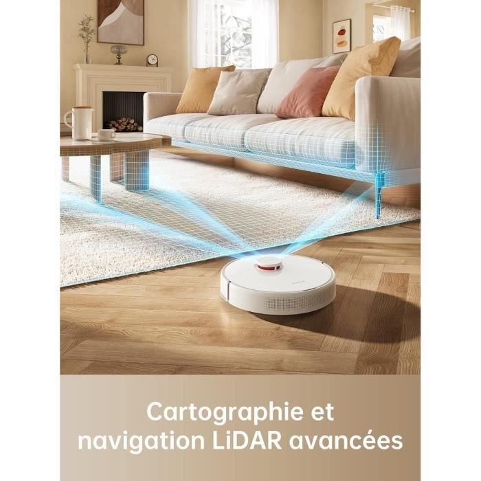 DREAME D9Max Blanco - Robot Aspirador 2 en 1 - Navegación LDS Inteligente Láser - 4.000Pa - Múltiples Mapas de Suelo 2 DREAME D9Max Blanco - Robot Aspirador 2 en 1 - Navegación LDS Inteligente Láser - 4.000Pa - Múltiples Mapas de Suelo 2