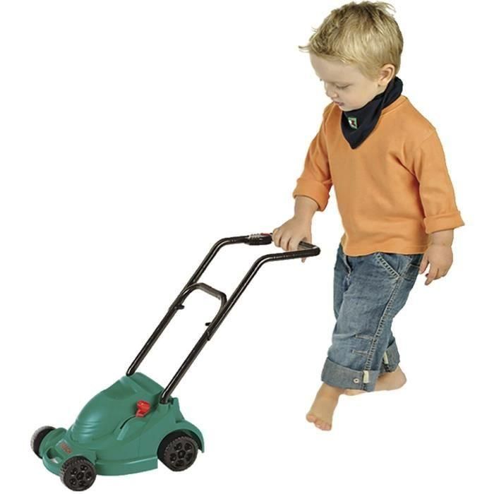 BOSCH Cortacésped Rotak de Juguete para Niños con Ruido Mecánico, Palanca Ajuste Sim. y Altura de 50 cm - Edad 3+ Años 1