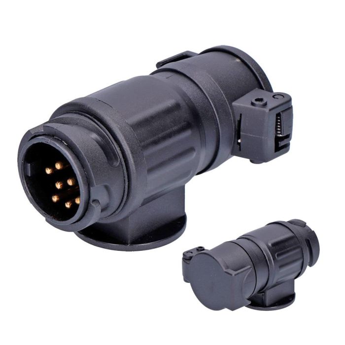 Rawlink Adaptador impermeable de remolque 7 a 13 pins 12V para automoción
