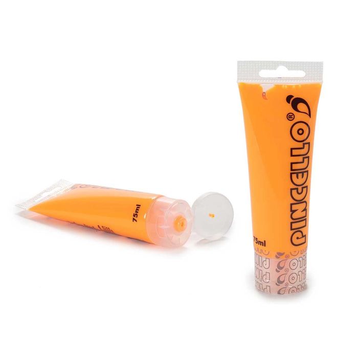 Pintura Acrílica Neon Naranja 75ml - Pincello (36 Unidades) Pintura Acrílica Neon Naranja 75ml - Pincello (36 Unidades)