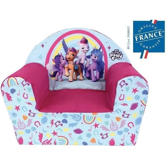Zipp Sunny Pipp Izz Sillón club MY LITTLE PONY - Fun House - L.52 x P.33 x H.42 cm - origen Francia 1 Zipp Sunny Pipp Izz Sillón club MY LITTLE PONY - Fun House - L.52 x P.33 x H.42 cm - origen Francia 1