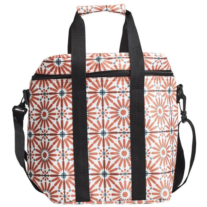Cook Concept Bolsa Térmica Coup De Fraiche con Doble Asa y Correa, Estampado Verde o Naranja 4