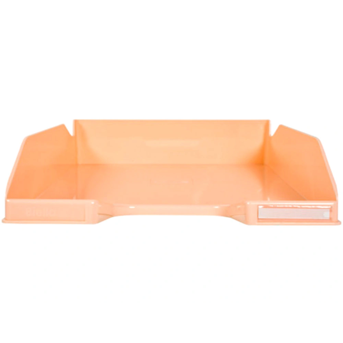 Exacompta Aquarel Combo Midi Bandeja de correo Coral pastel para documentos A4+ 347x255x65 mm 25 años garantía 1