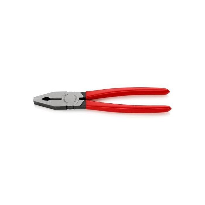 Knipex 03 01 250 Alicates Electricista Combinación Aislados para Cables y Tubos de 1.5cm, Acero/Plástico, Rojo, 250mm