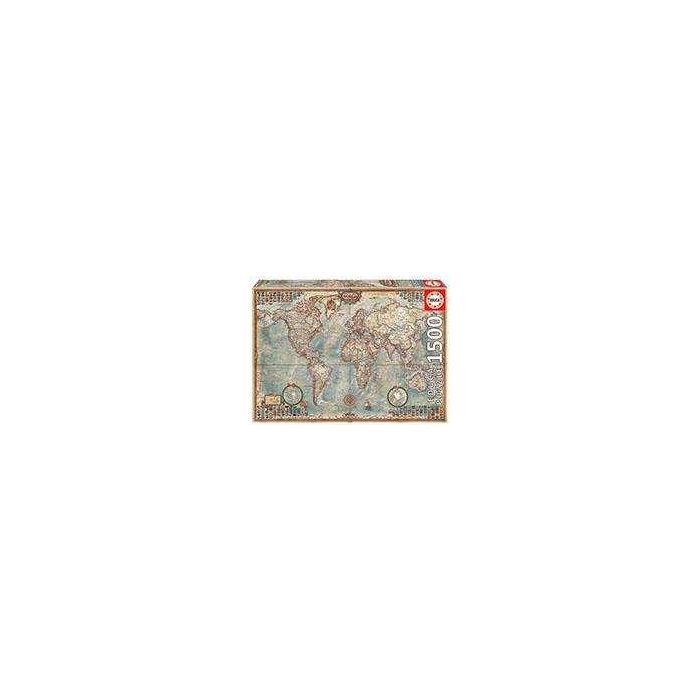 Puzzle 1500 el mundo mapa politico 1 Puzzle 1500 el mundo mapa politico 1