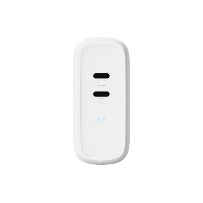 Trust 25381 Cargador de Pared Maxo 65W con 2 Puertos USB-C y USB PD 3.0, carga rápida simultánea para Portátil, Tablet y Móvil 3