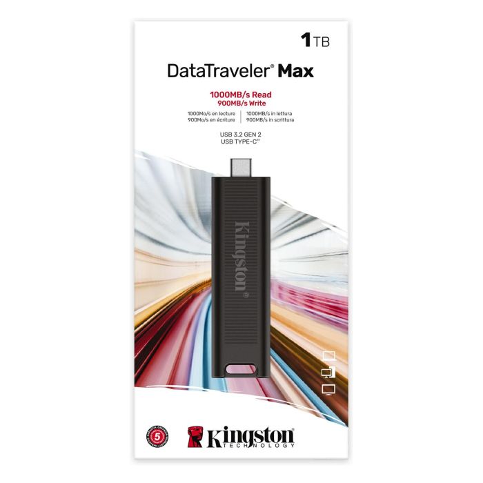 Kingston DataTraveler Max Pendrive 1TB USB Tipo-C USB 3.2 Gen 2 18