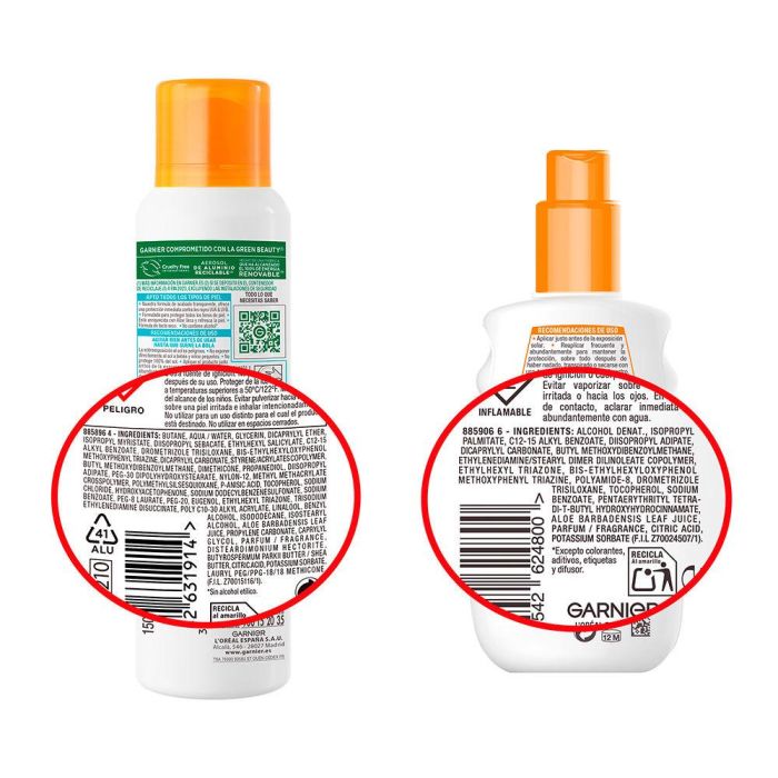 Garnier INVISIBLE PROTECT bruma alta protección SPF30 spray 150 ml protector solar 1