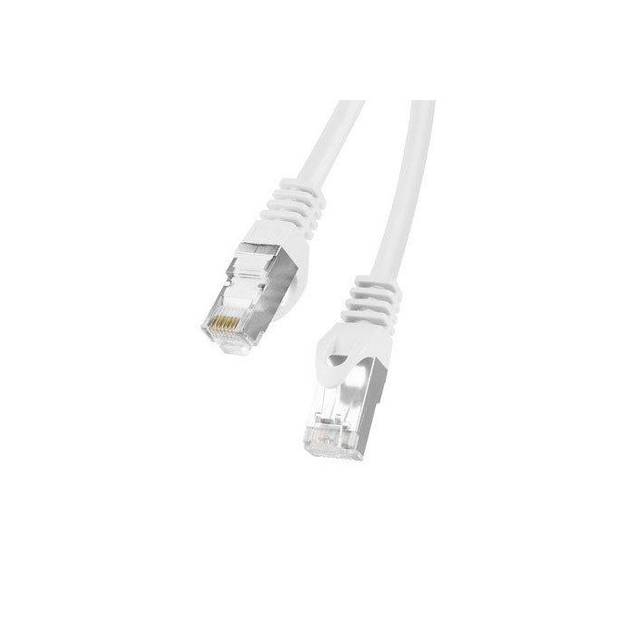 Lanberg Cable de Red Latiguillo Categoría 6 FTP Blindado 3 Metros Blanco AWG 26 250 MHz