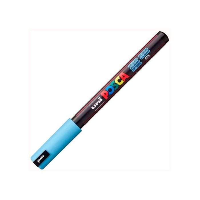 POSCA Pc-1Mr Marcador No Permanente Punta Extrafina 0.7 mm Azul Glaciar