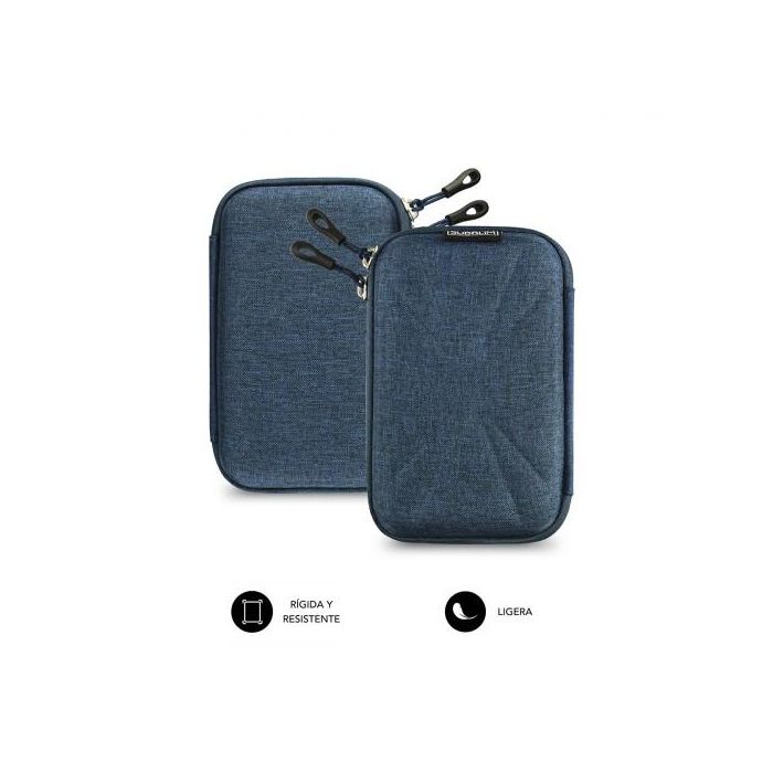 SUBBLIM Organizador HDD Business Case 2,5" Dark Blue 2