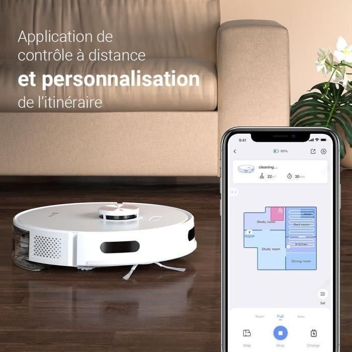 EZVIZ RE5 - Robot aspirador - Potencia de 4000 Pa - Navegación LIDAR - Evita obstáculos - Detección de alfombras 1 EZVIZ RE5 - Robot aspirador - Potencia de 4000 Pa - Navegación LIDAR - Evita obstáculos - Detección de alfombras 1