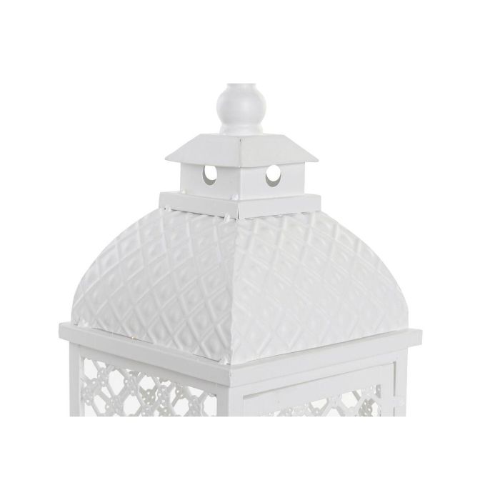 Farola Arabe DKD Home Decor Blanco 24 x 74 x 24 cm Set de 3 3