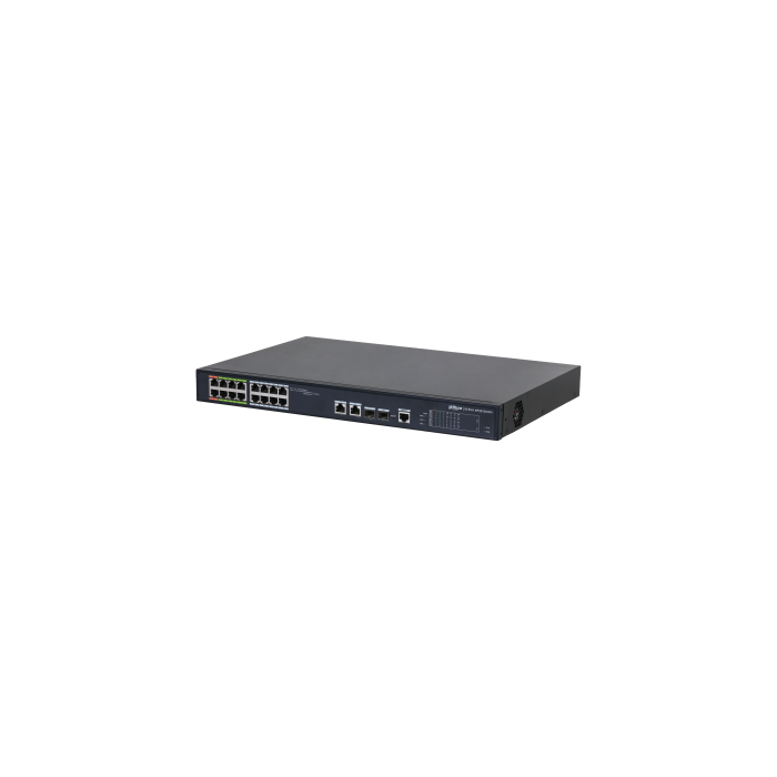 (Dh-Lr2218-16Et-240-V2) Dahua Switch L2 Epoe Gestionable 16 Puertos 10/100 (8 Epoe/Eoc + 8 Poe) + 2 Uplink Combo Gigabit/Sfp