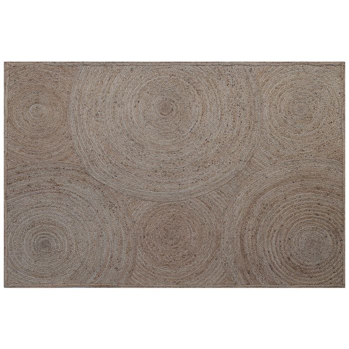 DKD Home Decor Alfombra Boho de Yute 300 x 200 cm Antideslizante 3400 gsm