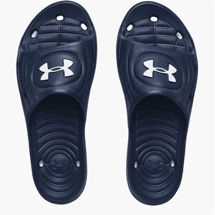 Chanclas para Hombre Under Armour Locker IV Azul 40 2 Chanclas para Hombre Under Armour Locker IV Azul 40 2