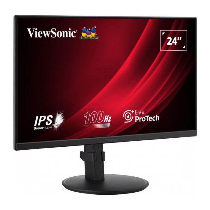 ViewSonic VG2408A-MHD Monitor 24" FHD IPS 1920x1080 5ms 100Hz HDMI VGA DP Altavoces Pivotable Negro 4