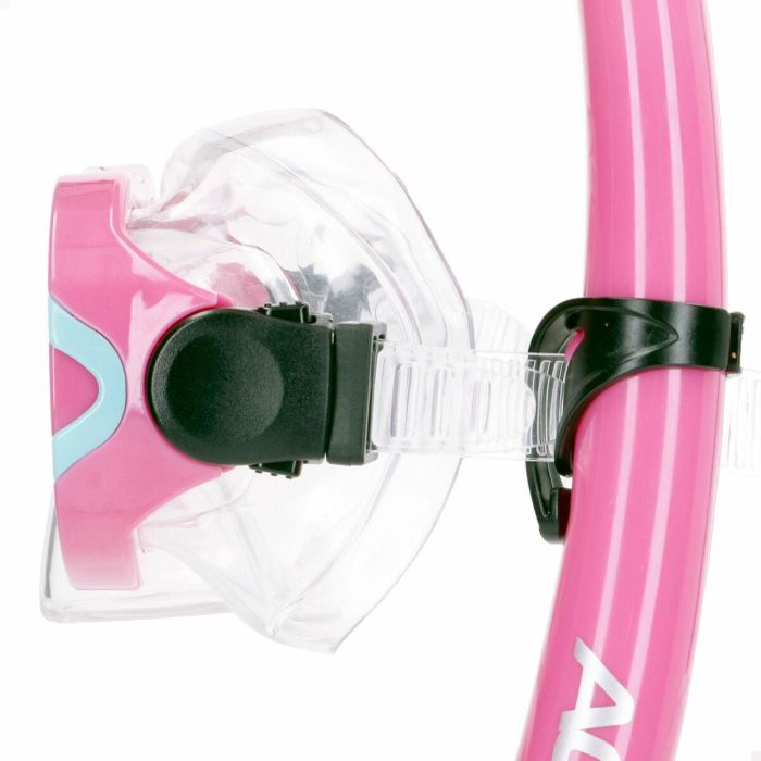 Gafas de Buceo con Tubo AquaSport Azul Rosa (6 Unidades) 5 Gafas de Buceo con Tubo AquaSport Azul Rosa (6 Unidades) 5