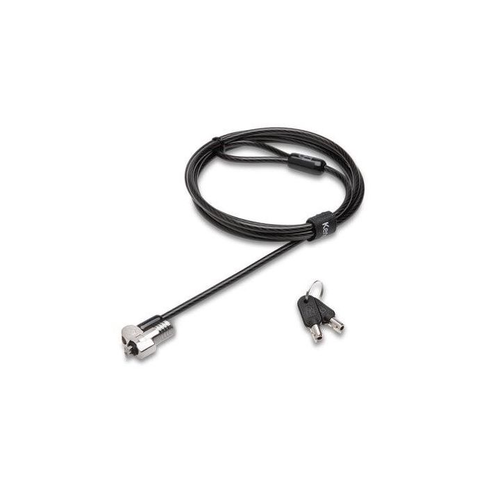 Kensington Candado de Seguridad con Llave NanoSaver para Portátil Ultradelgado, Cable 1.8m Acero al Carbón, Negro/Acero Inoxidable 0 Kensington Candado de Seguridad con Llave NanoSaver para Portátil Ultradelgado, Cable 1.8m Acero al Carbón, Negro/Acero Inoxidable 0