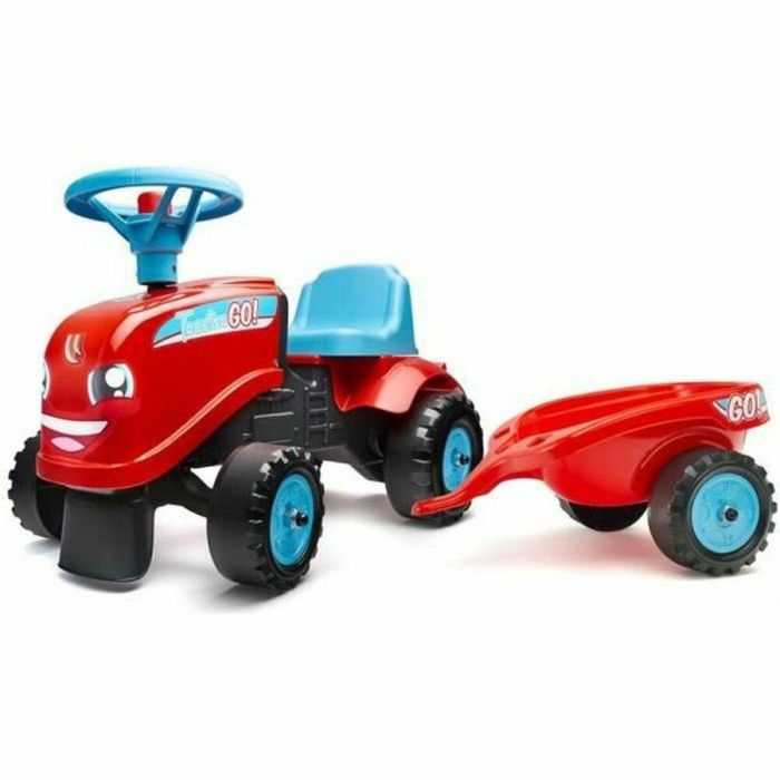 FALK Tractor Go! Con trailer para niños de 1 año