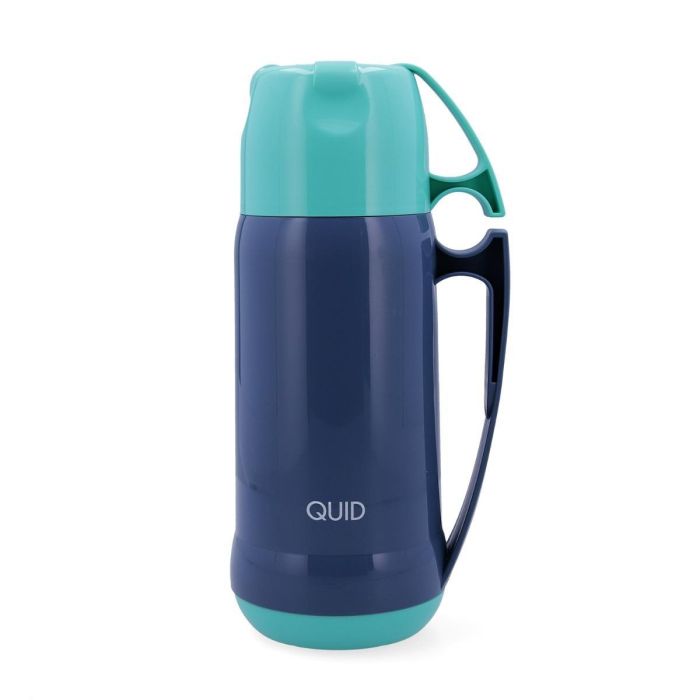 Quid Termo Ampolla Vidrio Ciclon 1 L Turquesa Plástico Doble Pared Térmico Hermético Transportable (12 Unidades)