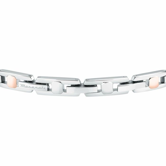 Pulsera Hombre Maserati Acero Inoxidable 21,5 cm Plateado 5