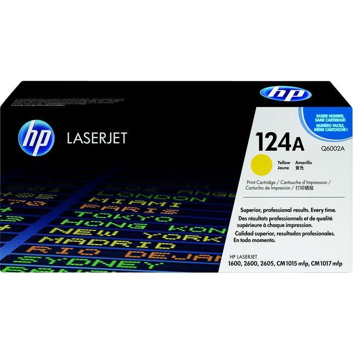 HP 124A Yellow Original LaserJet Toner Cartridge 1 HP 124A Yellow Original LaserJet Toner Cartridge 1