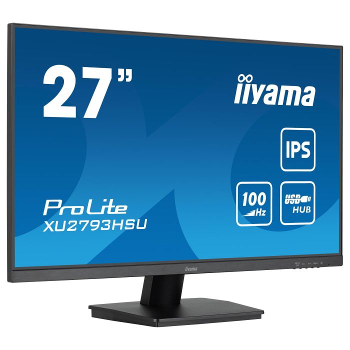 iiyama ProLite XU2793HSU-B6 Monitor 27" FHD 1920x1080 IPS 1ms 100Hz HDMI DP USB Speaker Negro 1 iiyama ProLite XU2793HSU-B6 Monitor 27" FHD 1920x1080 IPS 1ms 100Hz HDMI DP USB Speaker Negro 1