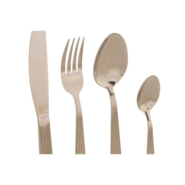 Cuberteria Basicos DKD Home Decor Plateado 7 x 24 x 15 cm Set de 16 3 Cuberteria Basicos DKD Home Decor Plateado 7 x 24 x 15 cm Set de 16 3