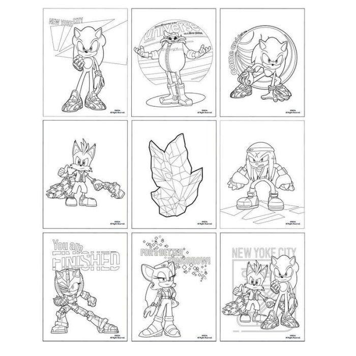 Cerdá Set de Papelería Coloreable Sonic Prime Púrpura para Niños 3+ Años 2 Cerdá Set de Papelería Coloreable Sonic Prime Púrpura para Niños 3+ Años 2