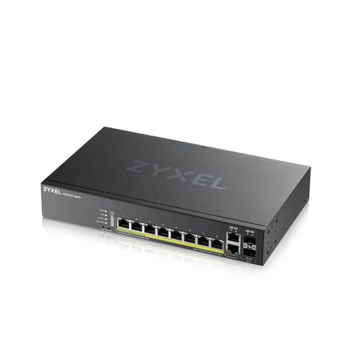 Zyxel GS2220-10HP-EU0101F switch Gestionado L2 Gigabit Ethernet (10/100/1000) Energía sobre Ethernet (PoE) Negro 1 Zyxel GS2220-10HP-EU0101F switch Gestionado L2 Gigabit Ethernet (10/100/1000) Energía sobre Ethernet (PoE) Negro 1