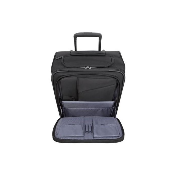 Targus CUCT04R Maletín con ruedas para portátil 16 pulgadas Negro con asa de transporte y bolsillo delantero 6 Targus CUCT04R Maletín con ruedas para portátil 16 pulgadas Negro con asa de transporte y bolsillo delantero 6