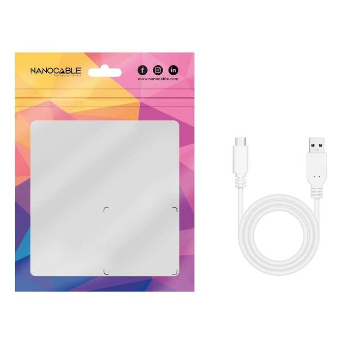 Cable USB-C a USB NANOCABLE 10.01.4001-W Blanco 1 m (1 unidad) 1 Cable USB-C a USB NANOCABLE 10.01.4001-W Blanco 1 m (1 unidad) 1