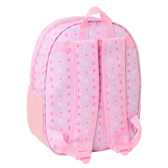 Mochila Infantil Safta Rosa 27 x 33 x 10 cm 3D 2 Mochila Infantil Safta Rosa 27 x 33 x 10 cm 3D 2