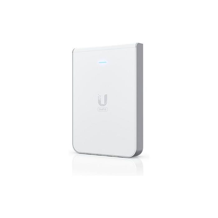 Ubiquiti Punto de Acceso Inalámbrico U6 In-Wall WiFi 6 Dual-Band 2.4/5 GHz 5.3 Gbps con 5 Puertos Ethernet PoE Integrado 1