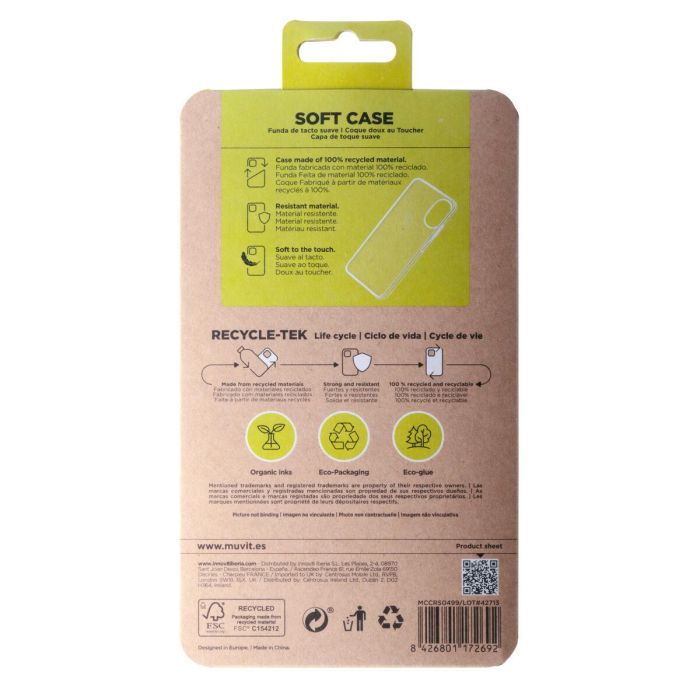 Muvit Funda Recycletek para Oppo A38 4 gr 1 Muvit Funda Recycletek para Oppo A38 4 gr 1