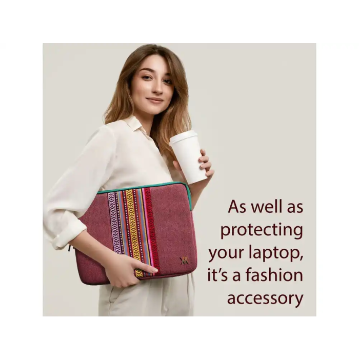 Funda para portátil Vam Vam 12 pulgadas, acolchada y reforzada, diseño artístico y protección 5