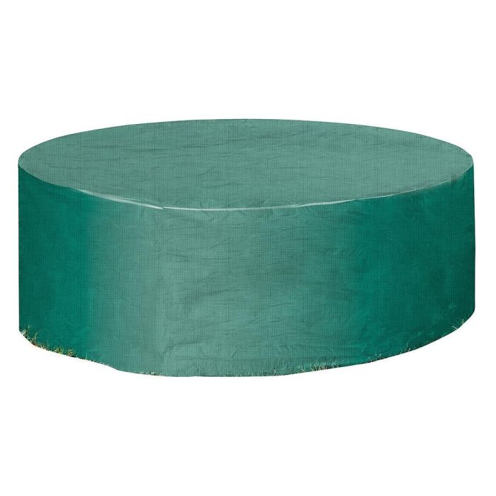 Altadex Funda protectora circular para mesa y sillas Ø120x90cm, polietileno 100g/m², impermeable y transpirable, verde 2 Altadex Funda protectora circular para mesa y sillas Ø120x90cm, polietileno 100g/m², impermeable y transpirable, verde 2