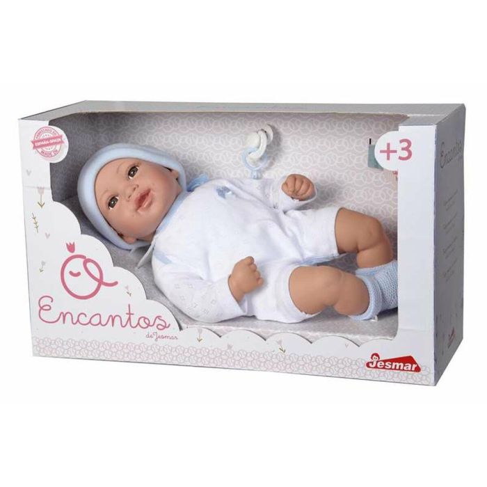 Jesmar Muñeca Recién Nacido Encantos Bebé Elsa 48 cm, con Gorro, para Niños +3 Años Jesmar Muñeca Recién Nacido Encantos Bebé Elsa 48 cm, con Gorro, para Niños +3 Años