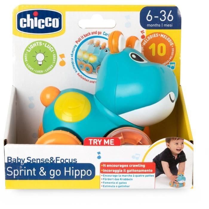 CHICCO - Hippo Sprint&go - Azul y naranja - A partir de 6 meses 4 CHICCO - Hippo Sprint&go - Azul y naranja - A partir de 6 meses 4