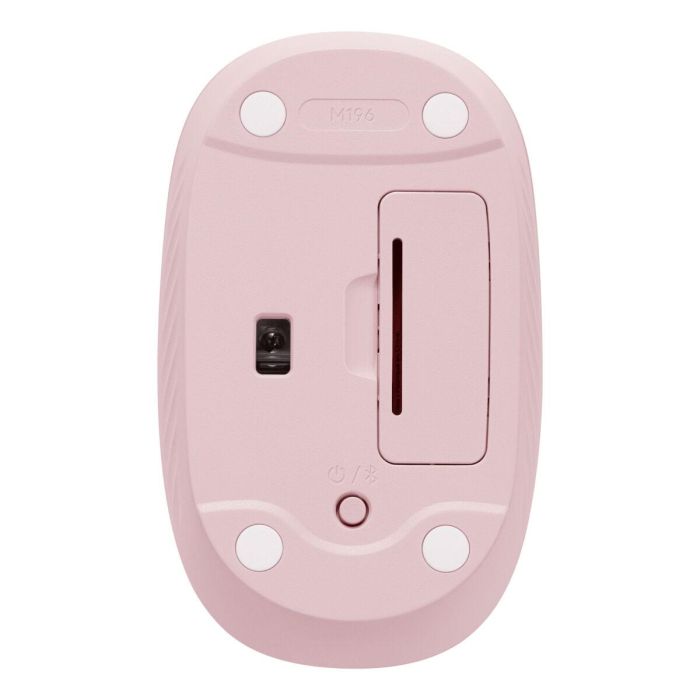 Logitech M196 Ratón Inalámbrico Rosa Bluetooth Óptico 1000 dpi, 12 Meses Batería, Compatible Windows/macOS, Plástico Reciclado 3