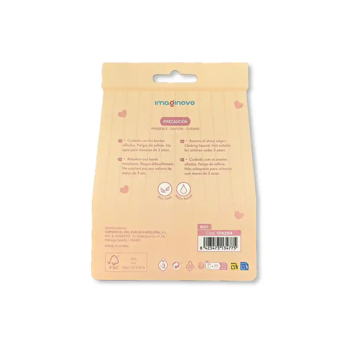 Imaginovo Bloc Notas Adhesivas Foodies Café 20 Hojas Tamaños Surtidos 2