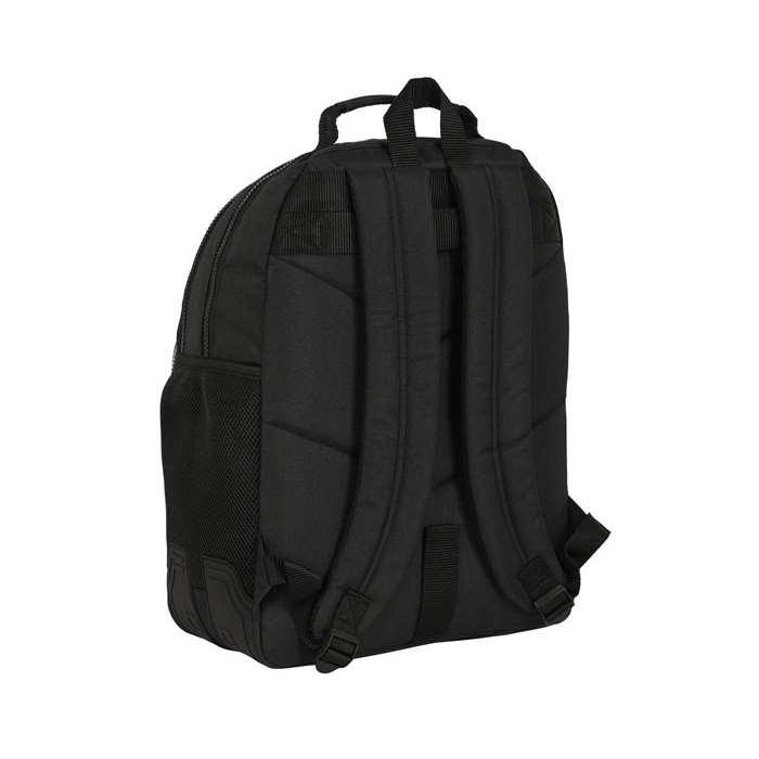 Mochila Escolar Safta Stone Negro 32 x 42 x 15 cm 4