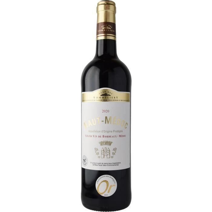 Club des Sommeliers 2020 Haut-Médoc - Vino tinto Burdeos