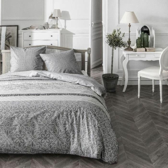 Today 116193 Juego de Cama Sunshine 100% Algodón 57 hilos/cm² para 2 Personas, 260x240cm con 2 Fundas de Almohada